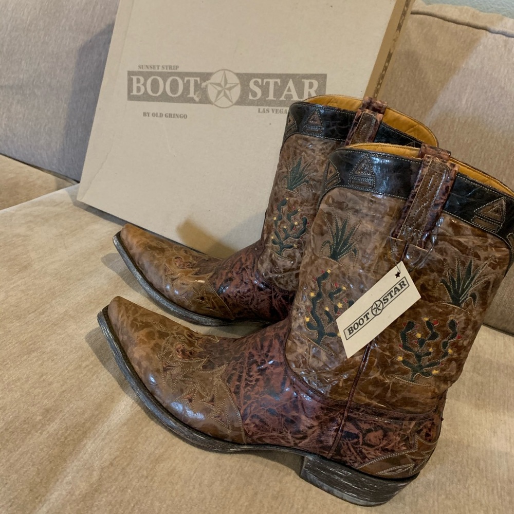 COPY - Old Gringo Men’s Cactus Boots Sz 11